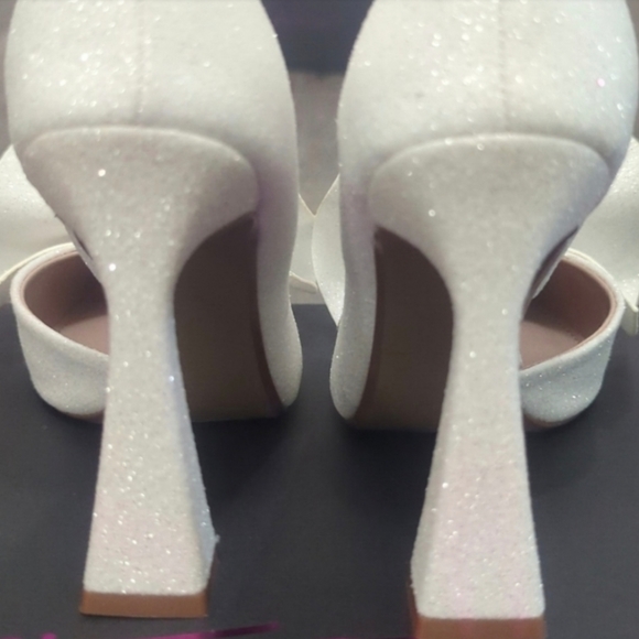 Betsey Johnson Nobble Sparkle Glitter Pumps Womens Size 7 - Picture 13 of 14